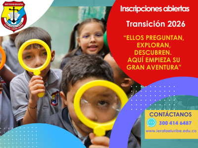 Inscripciones abiertas transición 2026